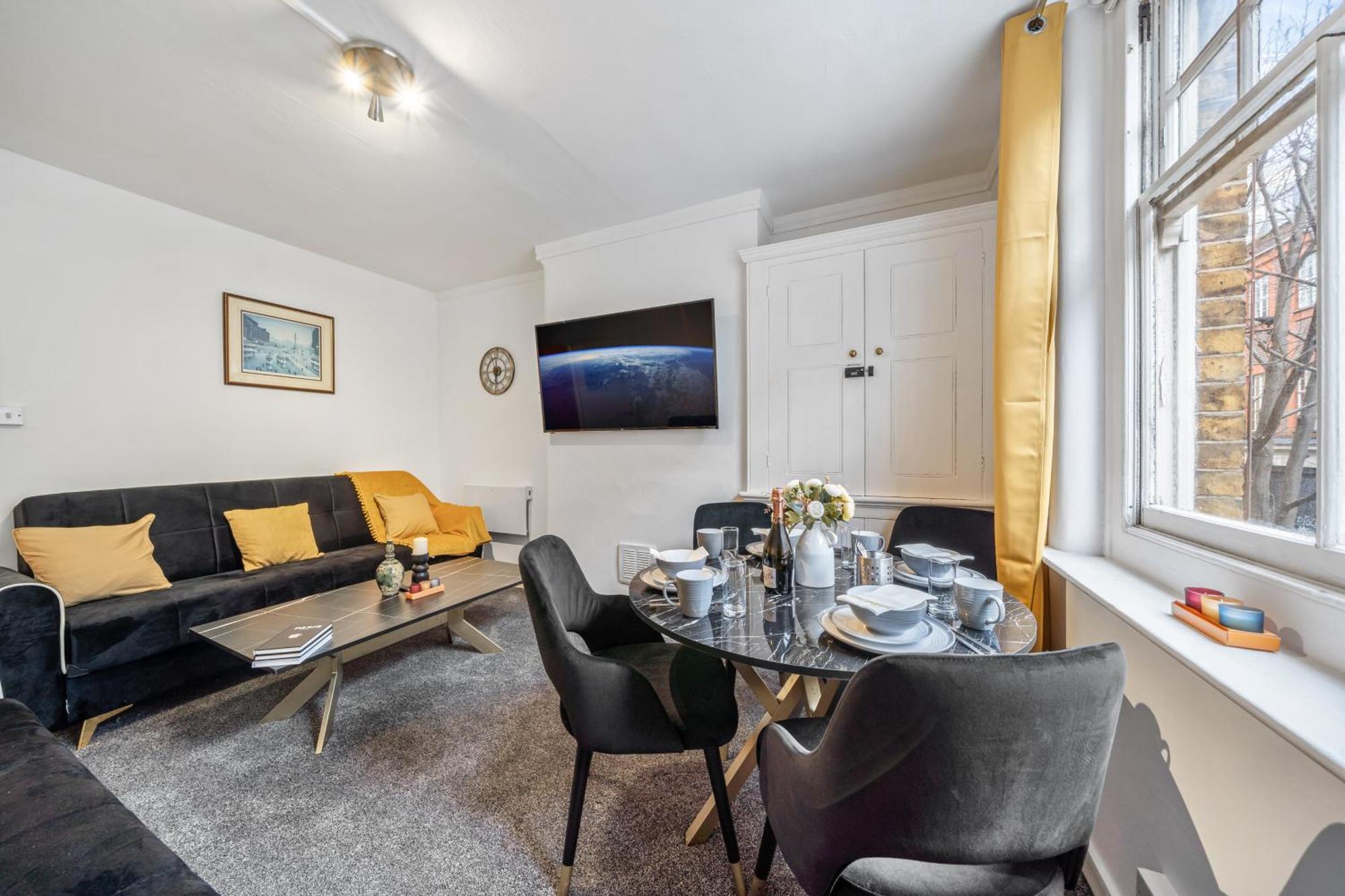 לונדון Chic Urban Retreat 1 Bedroom Gem In Covent Garden מראה חיצוני תמונה